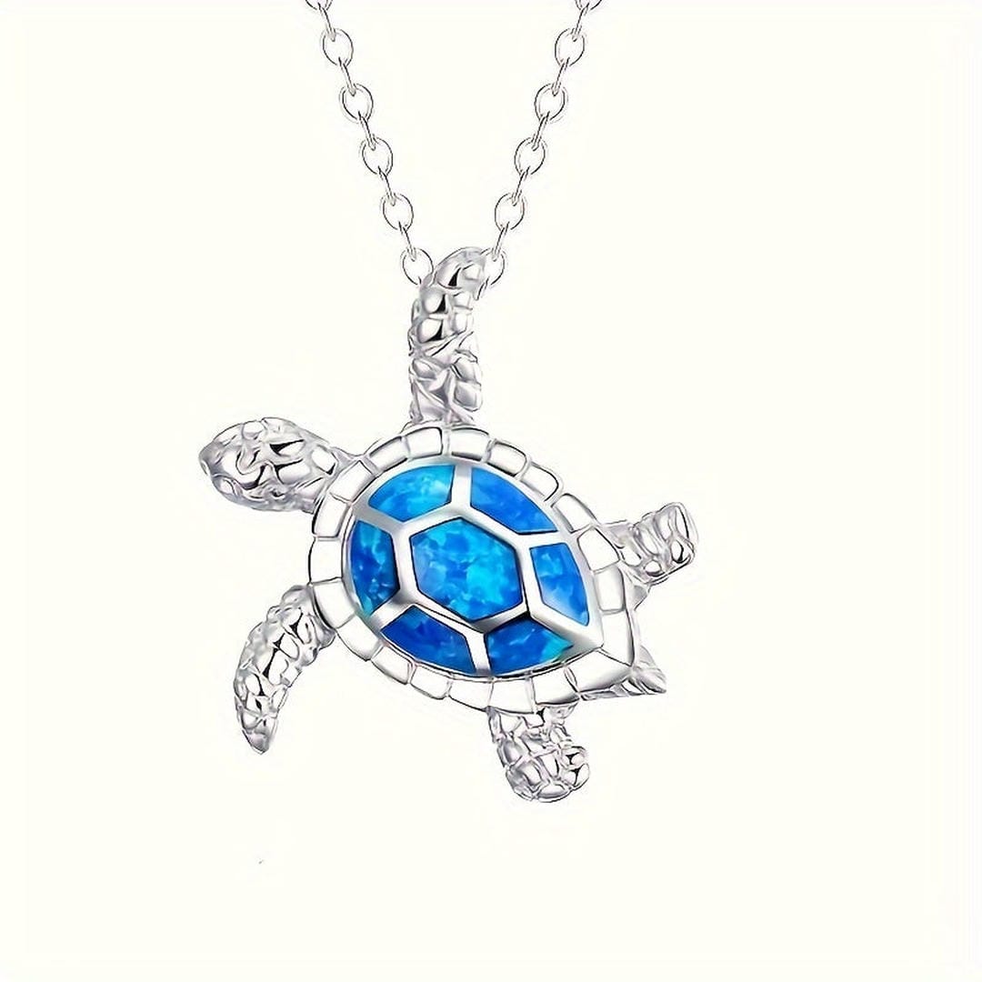 Oliver Collar Elegante con Colgante de Tortuga Brillante