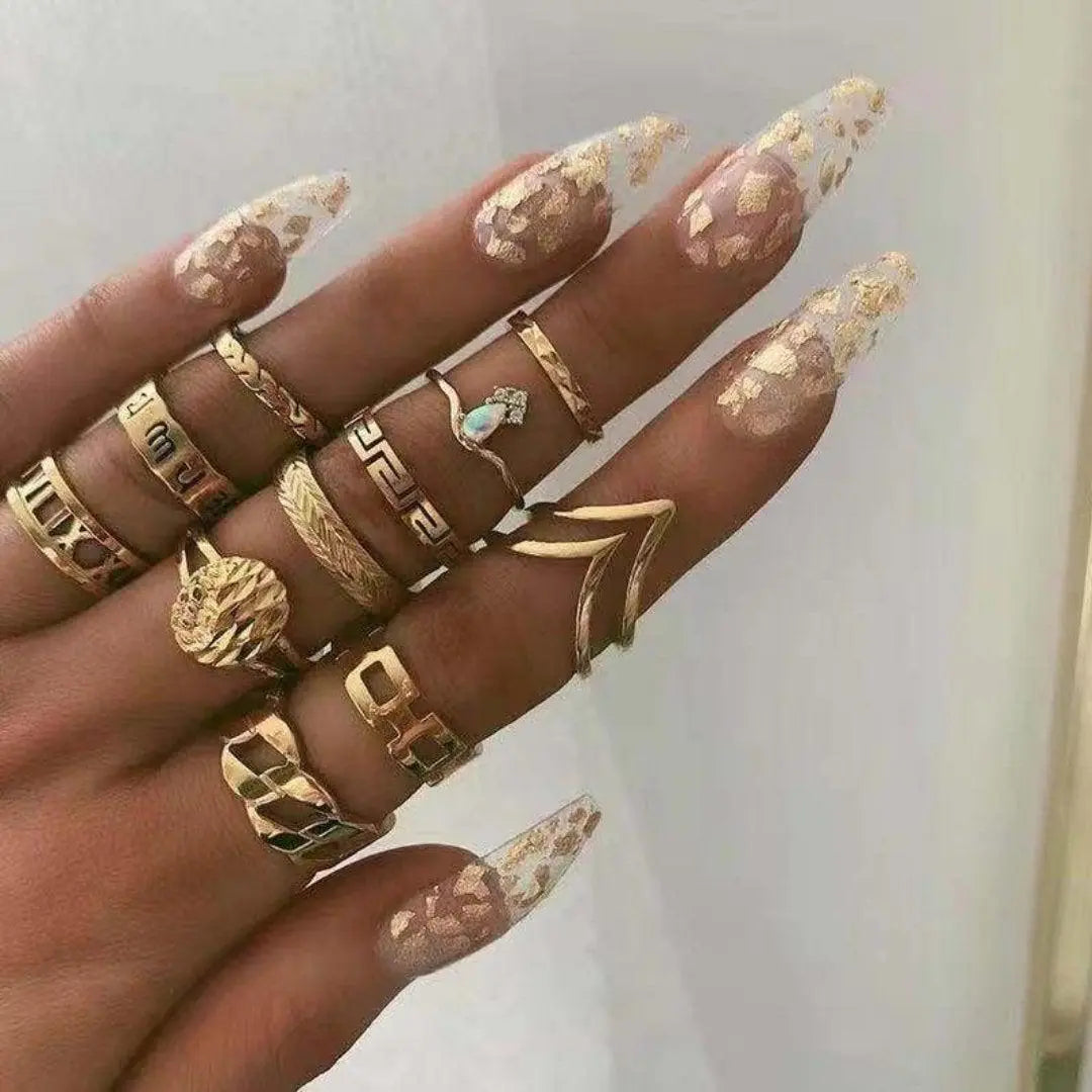 Set Único Ethan de 8 a 12 Anillos