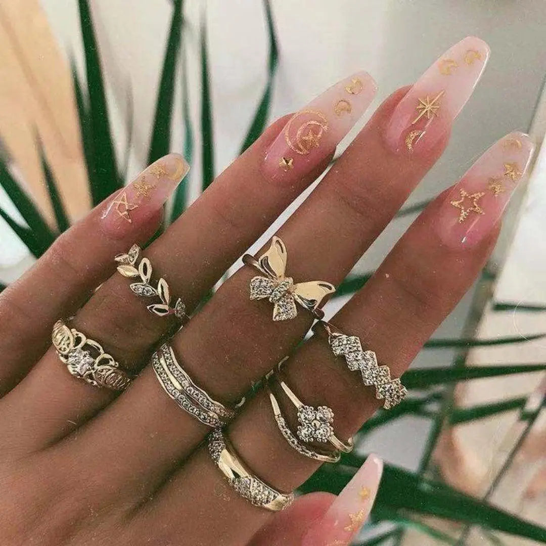 Set Único Ethan de 8 a 12 Anillos