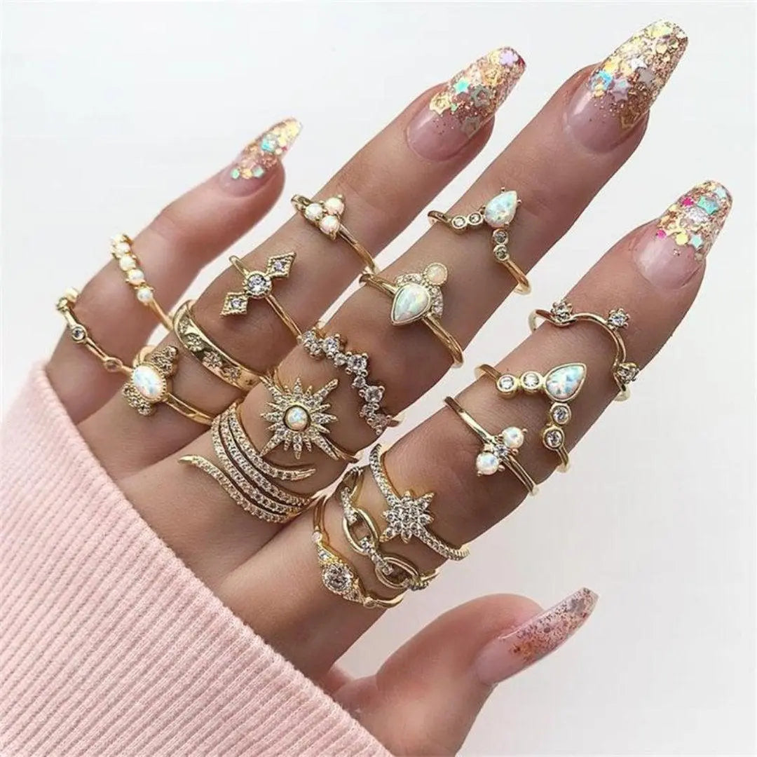 Set Único Ethan de 8 a 12 Anillos