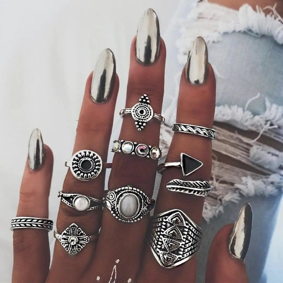 Set Único Ethan de 8 a 12 Anillos