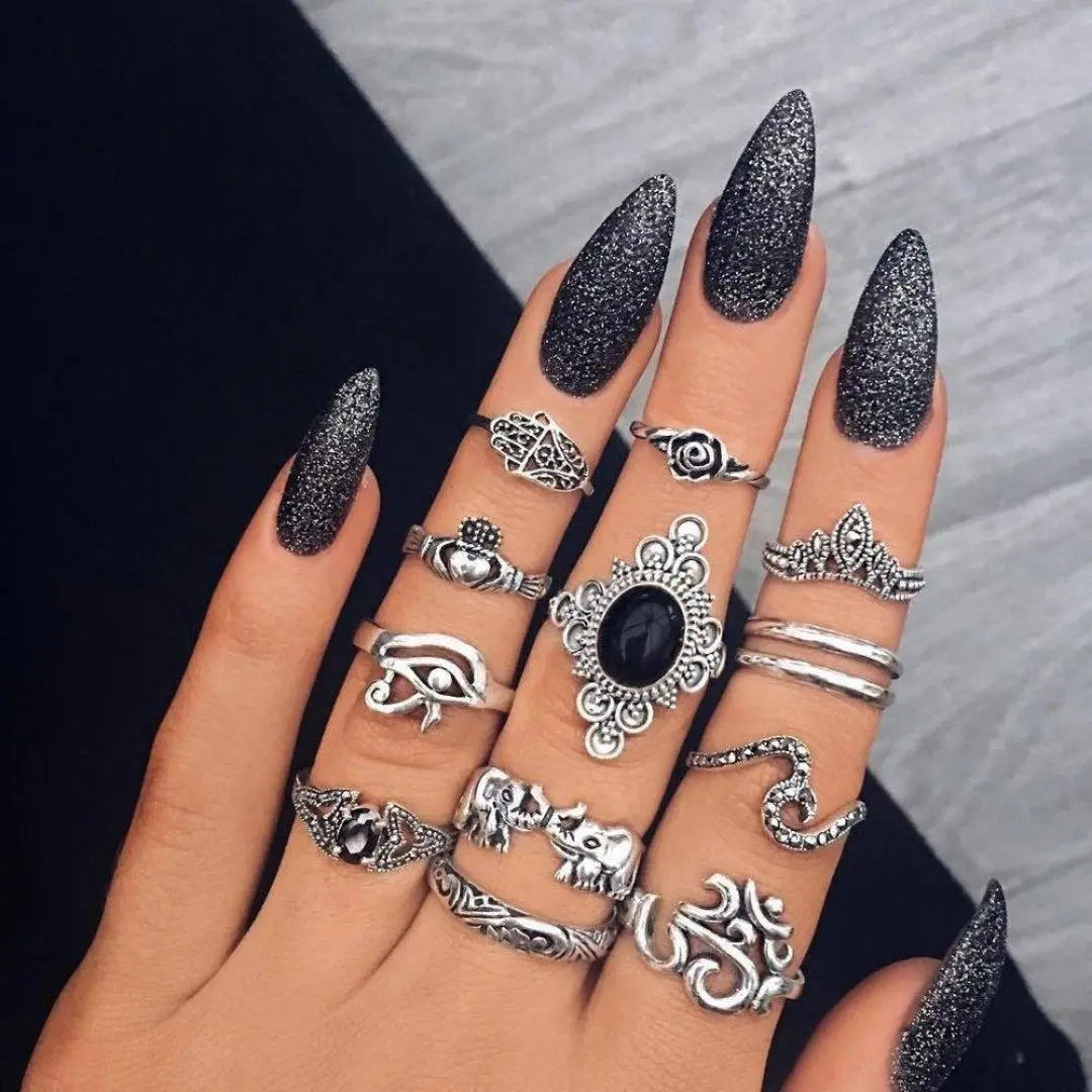 Set Único Ethan de 8 a 12 Anillos