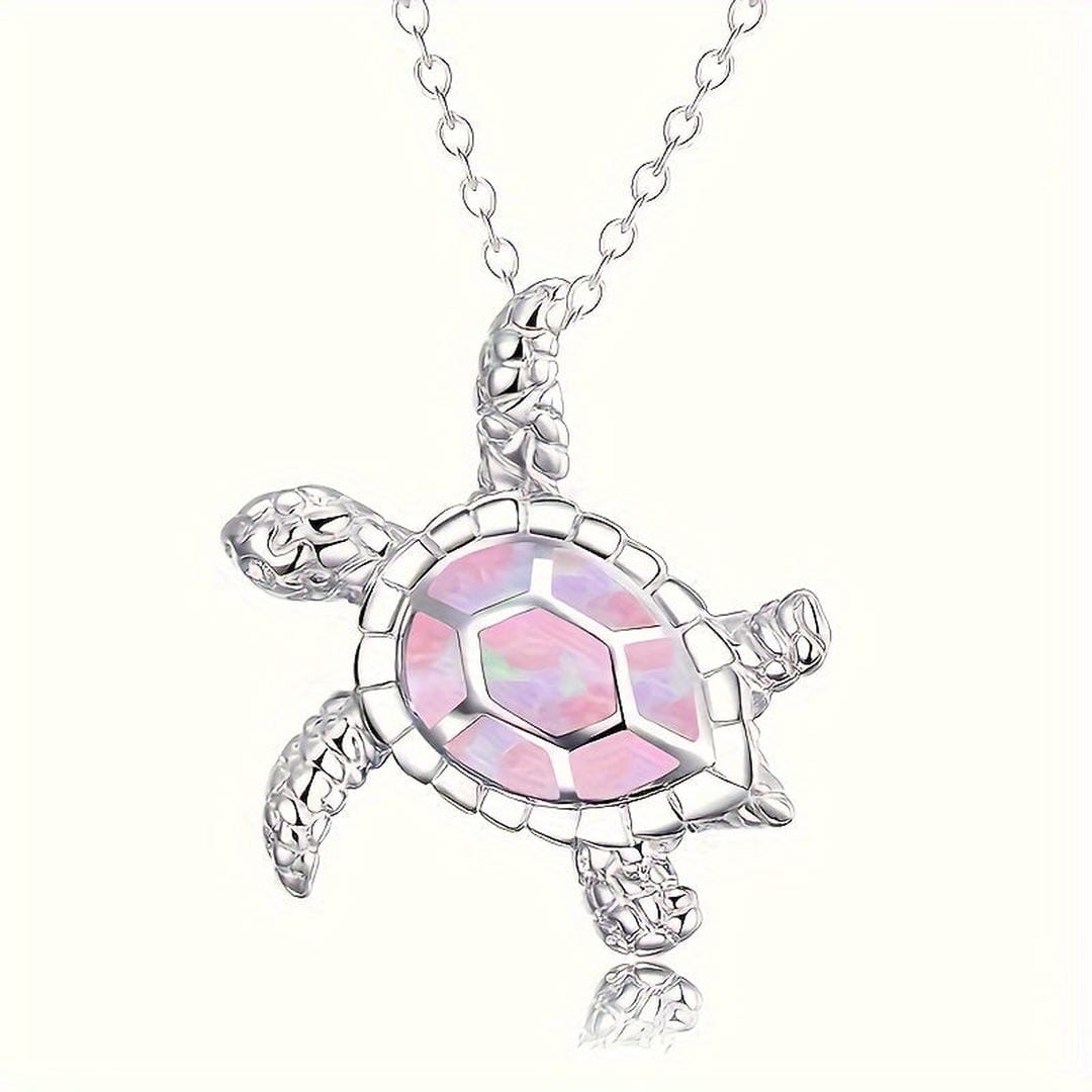 Oliver Collar Elegante con Colgante de Tortuga Brillante