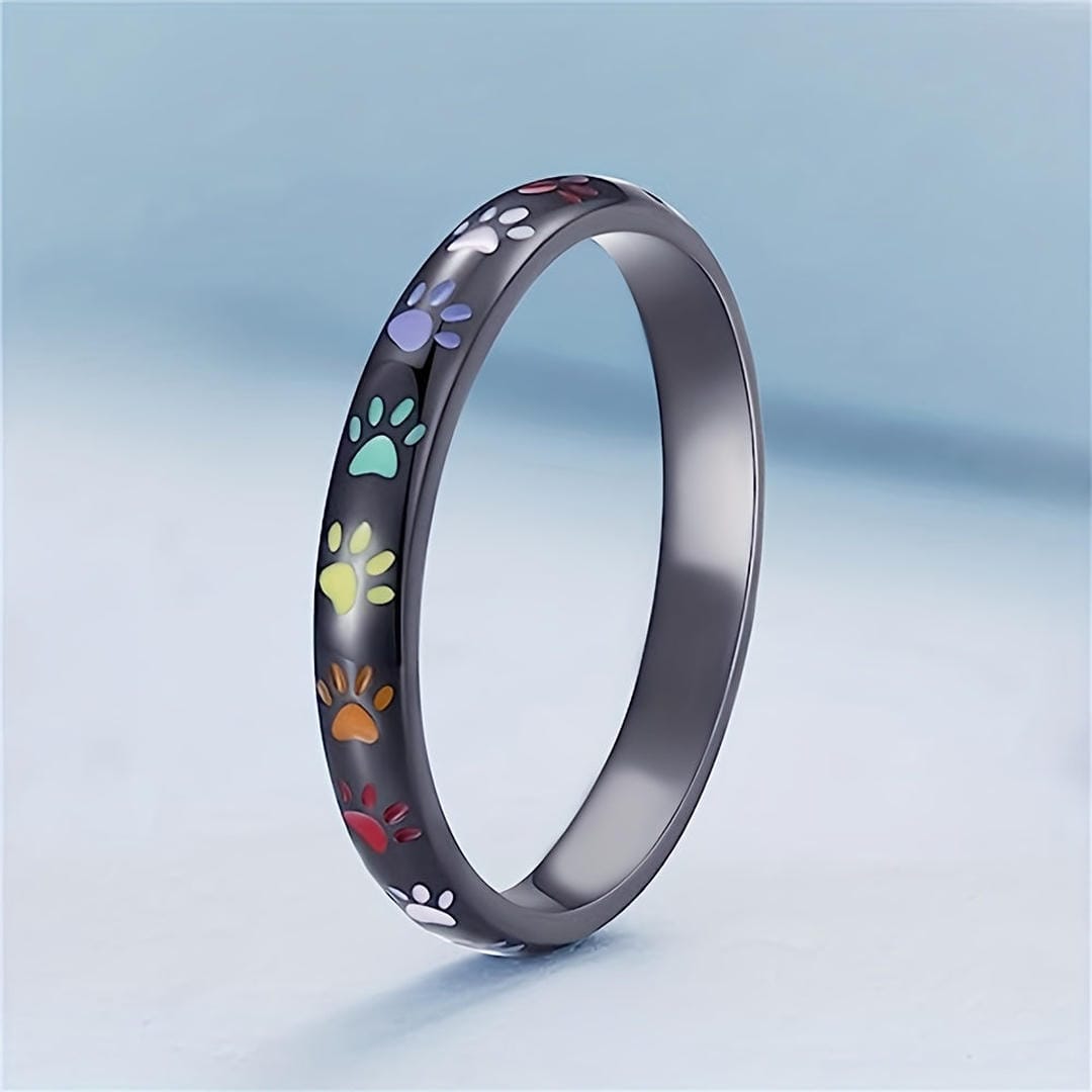Anillo Promesa con Huella Jackson