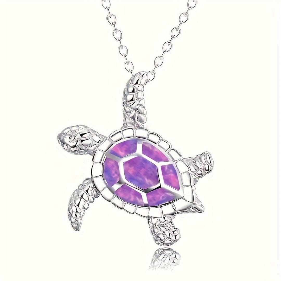 Oliver Collar Elegante con Colgante de Tortuga Brillante